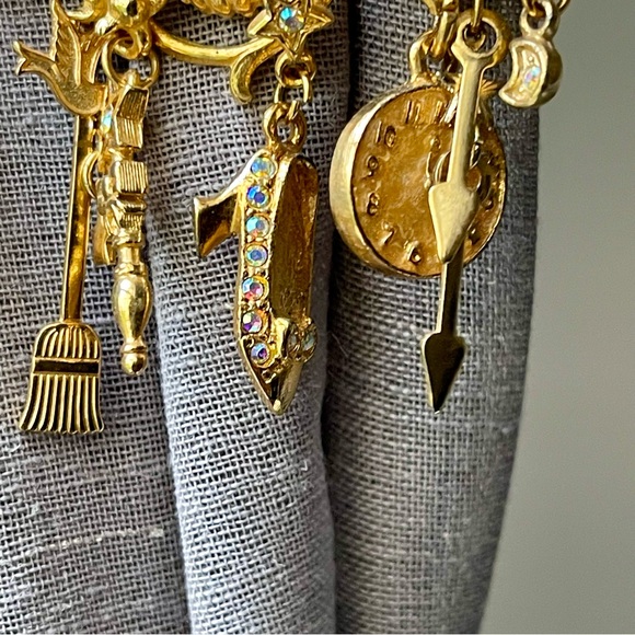 KIRKS FOLLY | CINDERELLA COACH Brooch Pin "Too Late For The Ball" - Picture 9 of 13